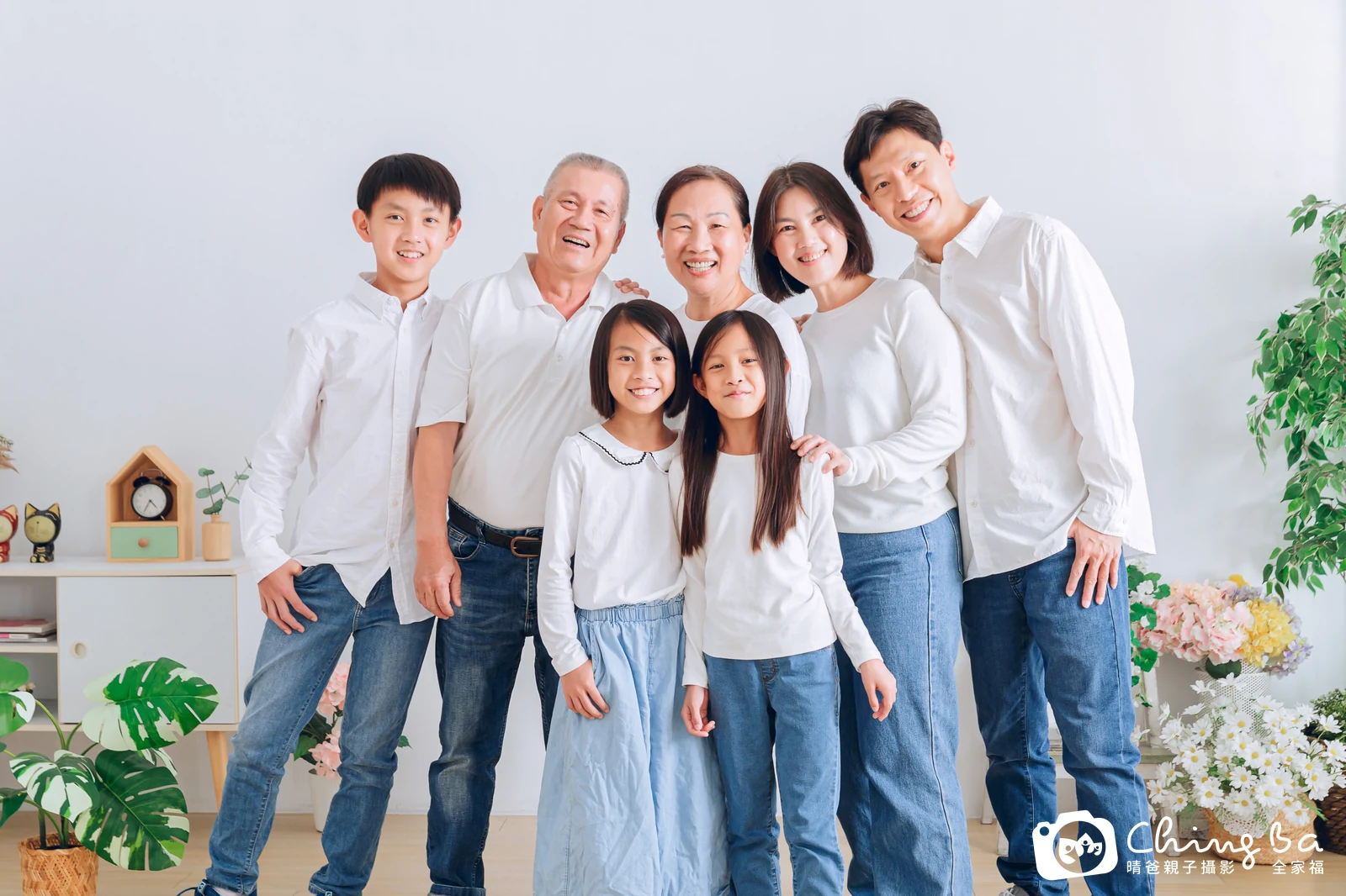 家族合照——晴爸親子攝影