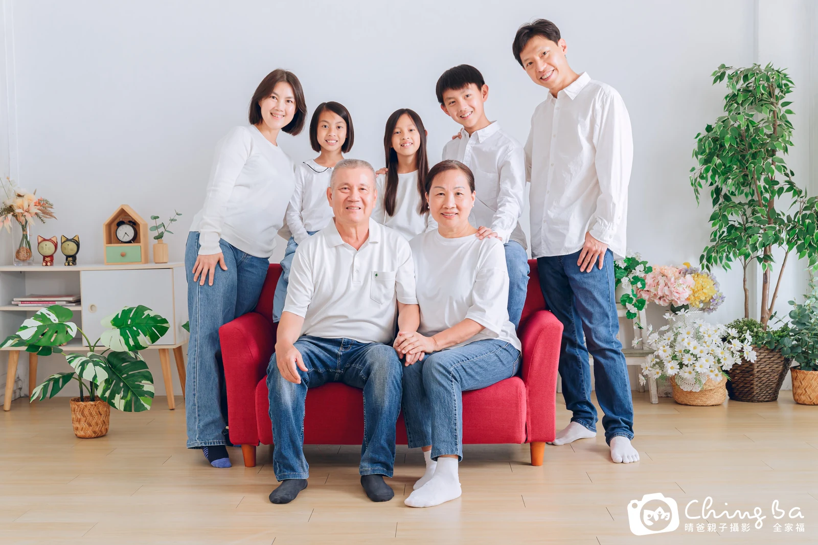 台中家族全家福攝影｜三代同堂