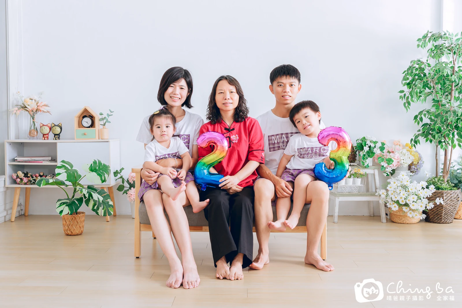家族全家福作品｜2023 年夏季｜晴爸親子攝影