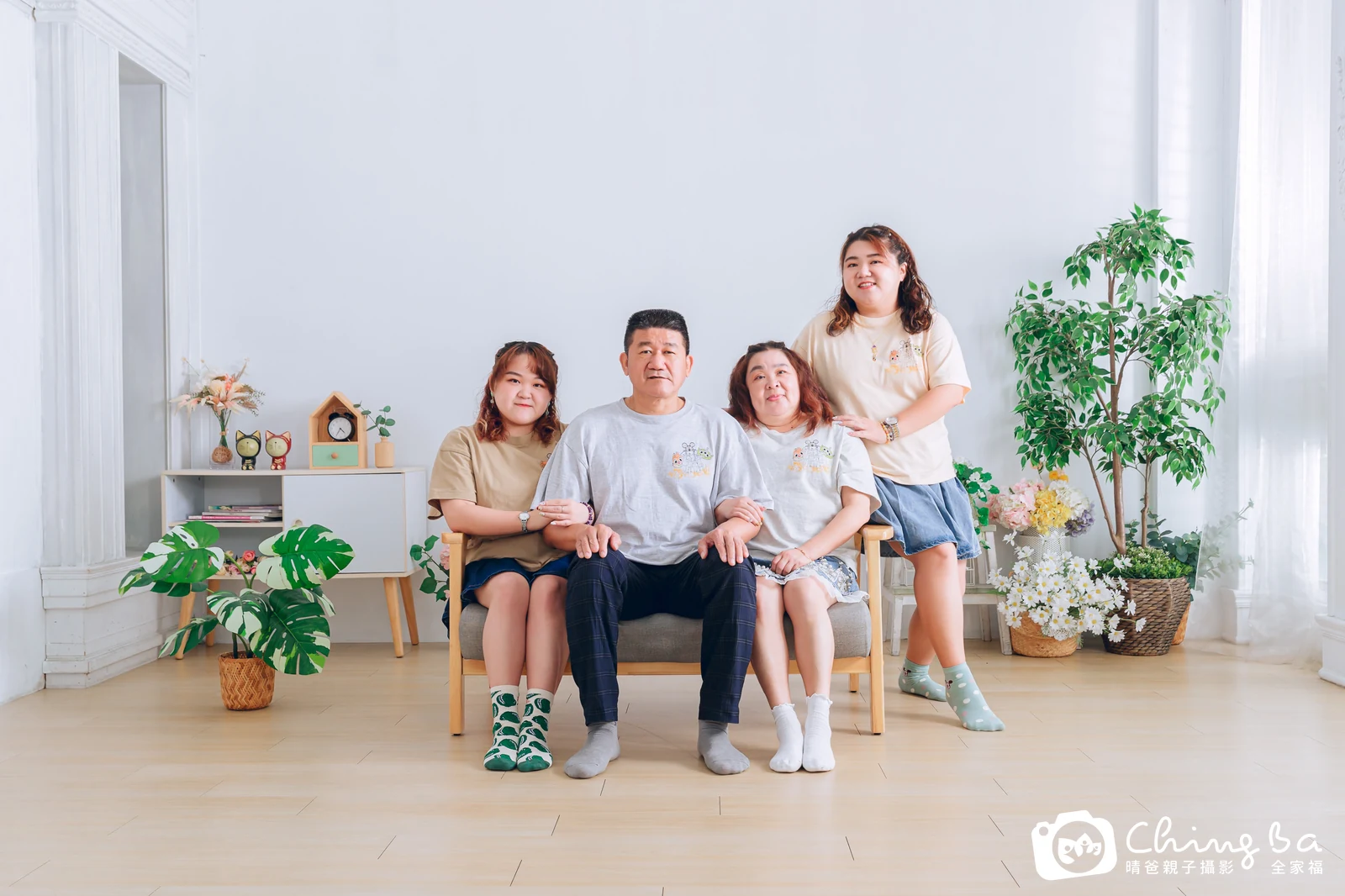 家族全家福作品｜2024 年春季｜晴爸親子攝影