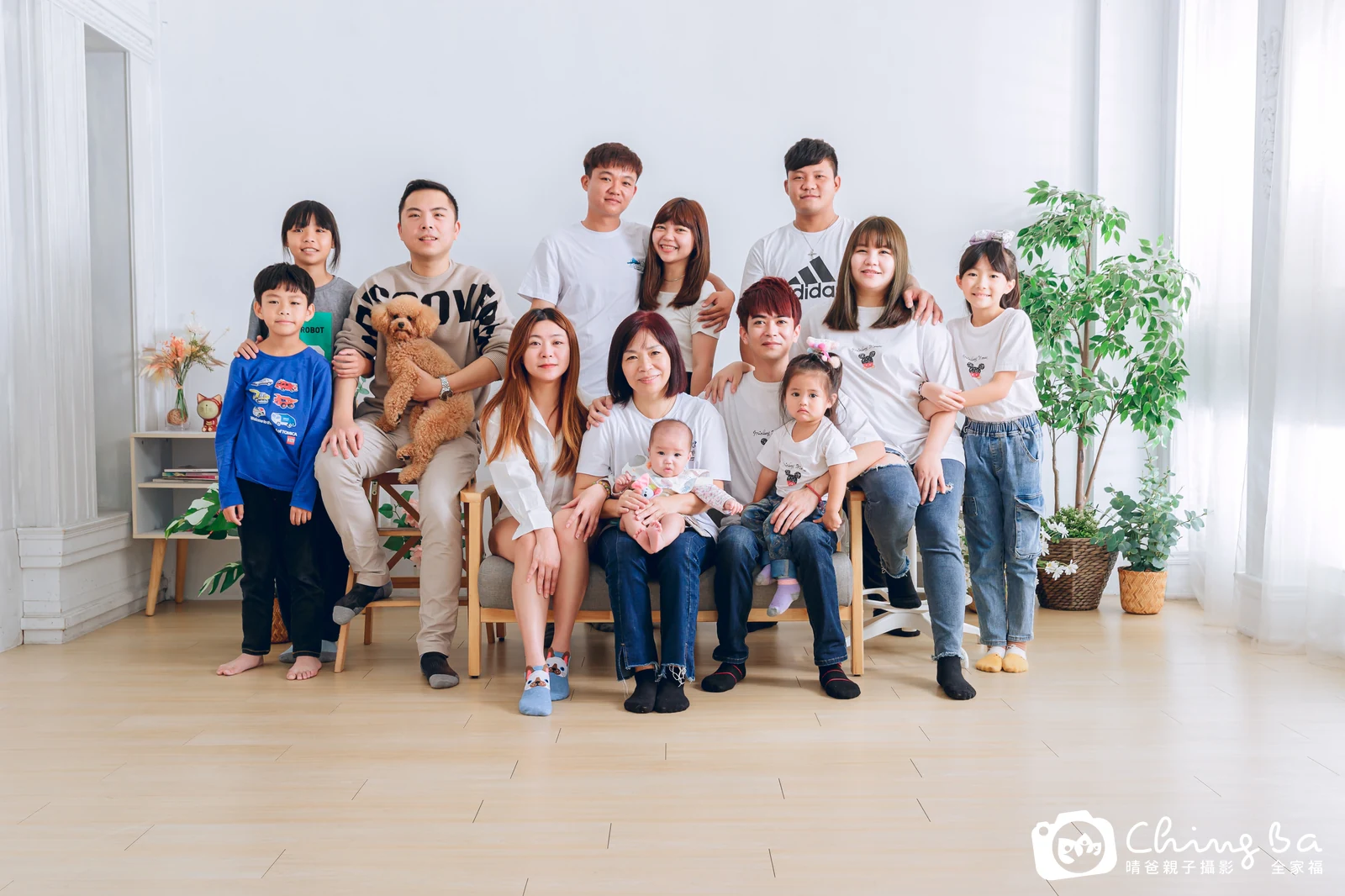 家族全家福作品｜2023 年冬季｜晴爸親子攝影