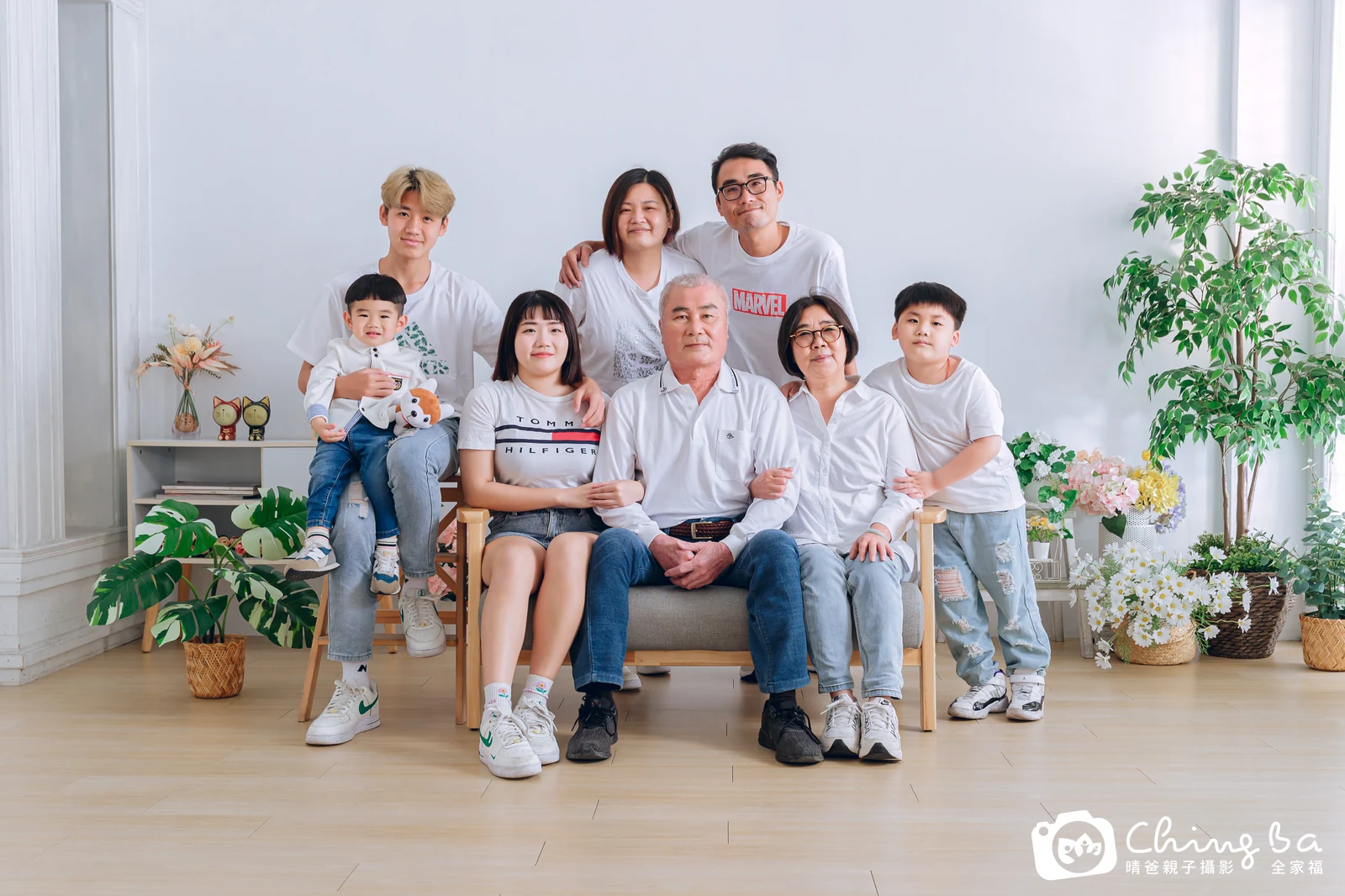 台中家族全家福攝影｜三代同堂