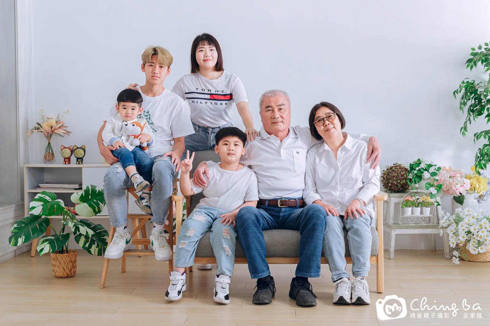 家族合照——晴爸親子攝影