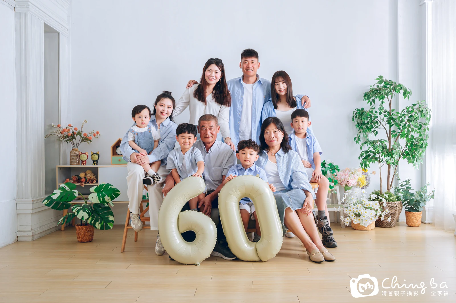 家族全家福作品｜2025 年母親節｜晴爸親子攝影