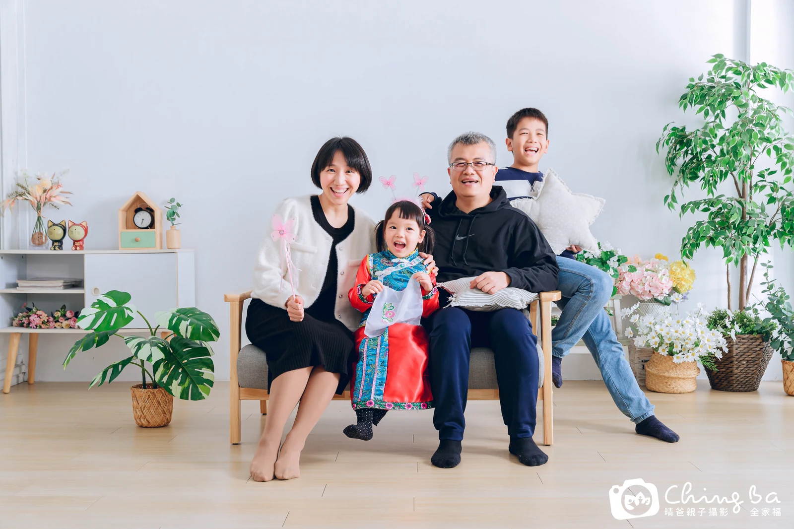 家族合照——晴爸親子攝影