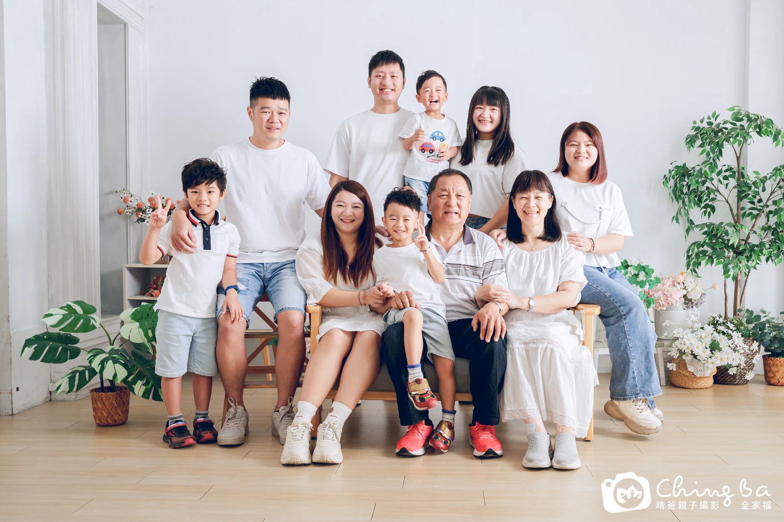 家族全家福作品|2026 年夏季|晴爸親子攝影