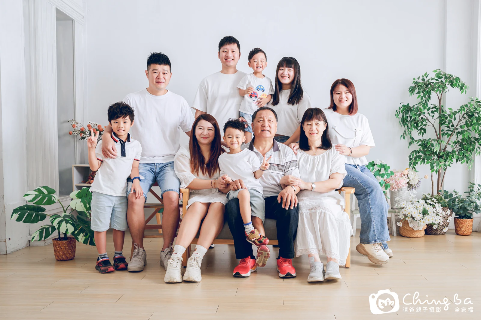 台中家族全家福攝影｜三代同堂