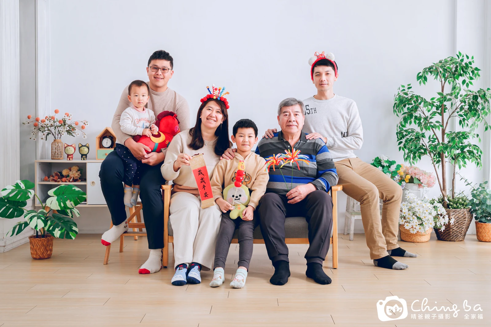 台中家族全家福攝影｜三代同堂