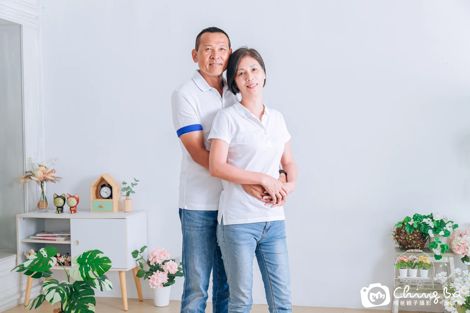 台中攝影棚的家族全家福紀念照