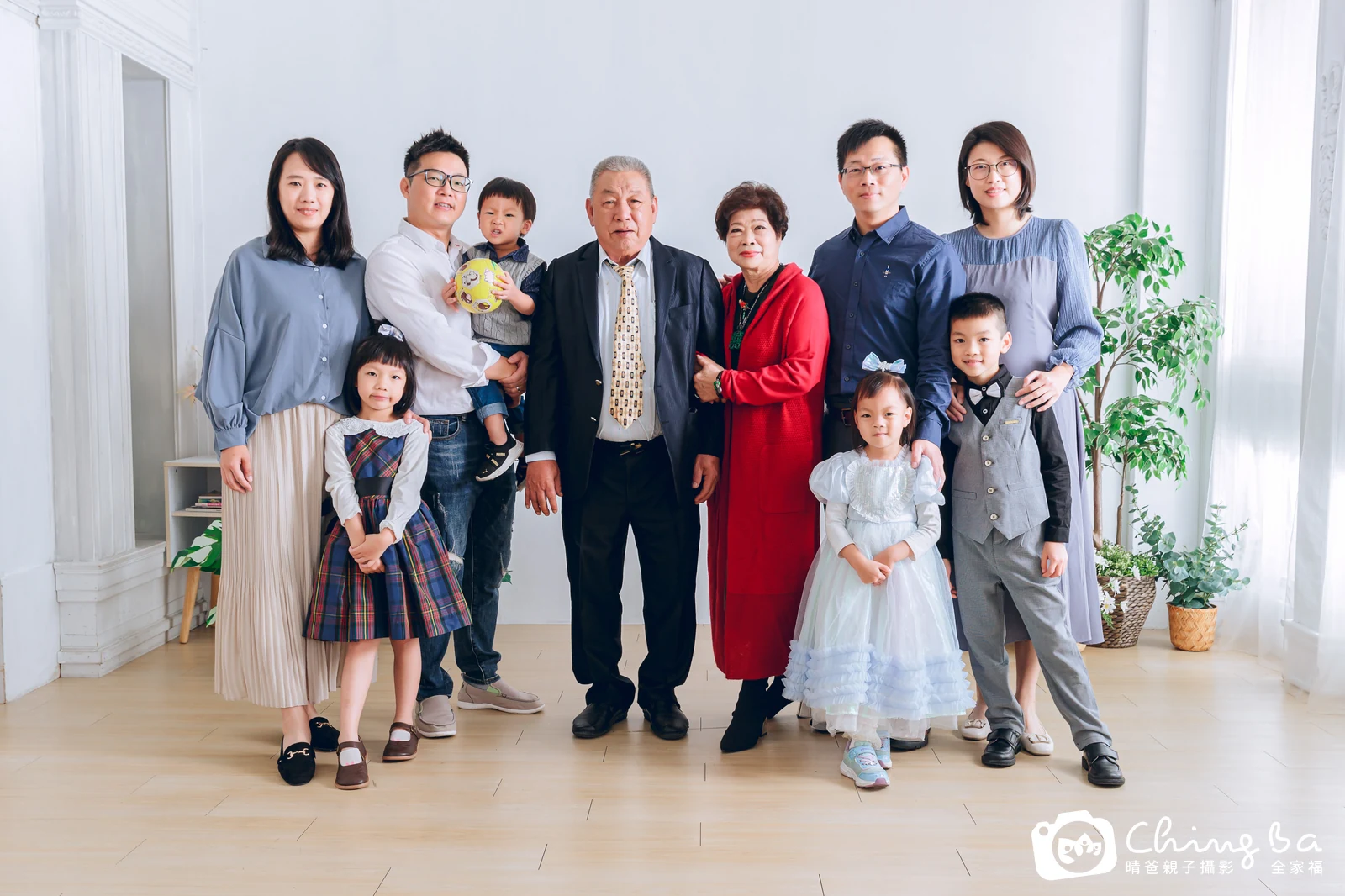 家族合照——晴爸親子攝影