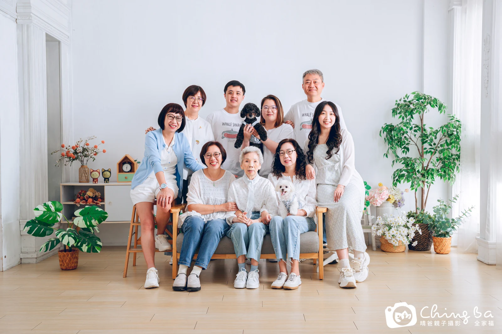 家族全家福作品|2026 年春季|晴爸親子攝影