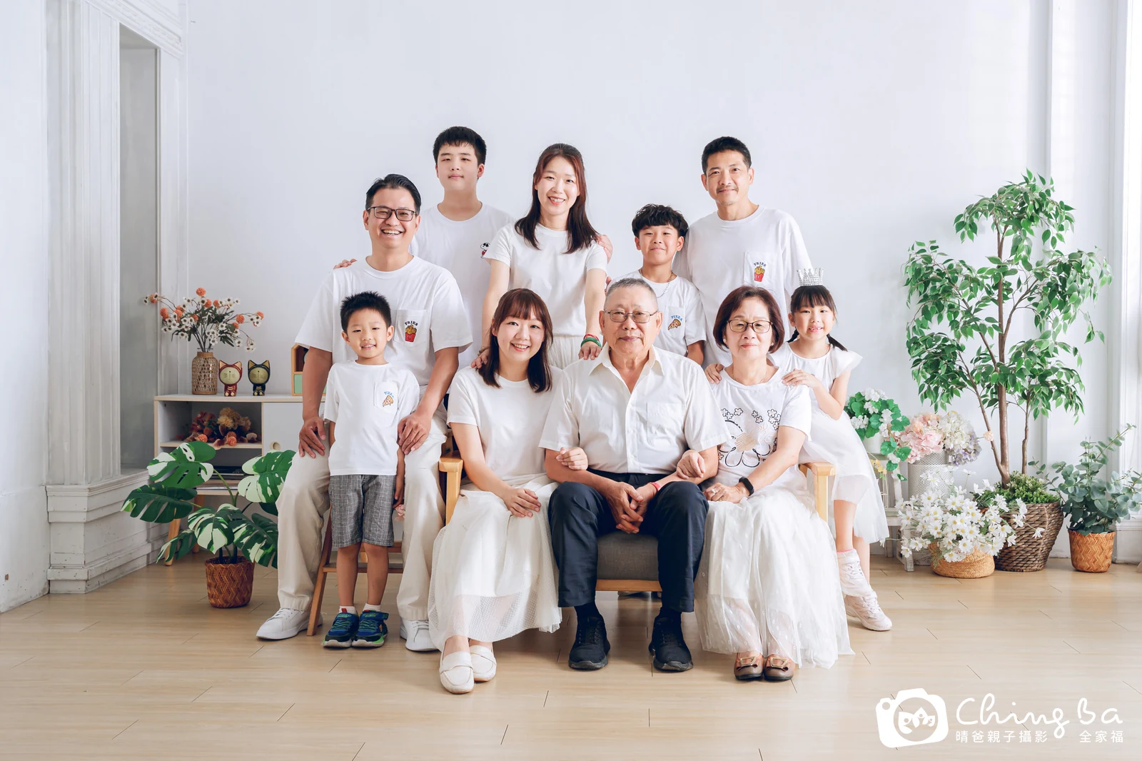 家族全家福作品|2026 年夏季|晴爸親子攝影
