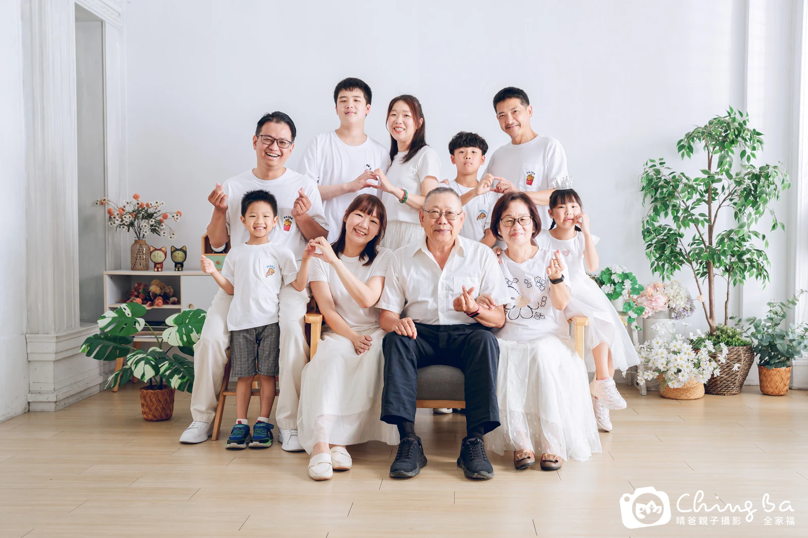 家族全家福作品|晴爸親子攝影