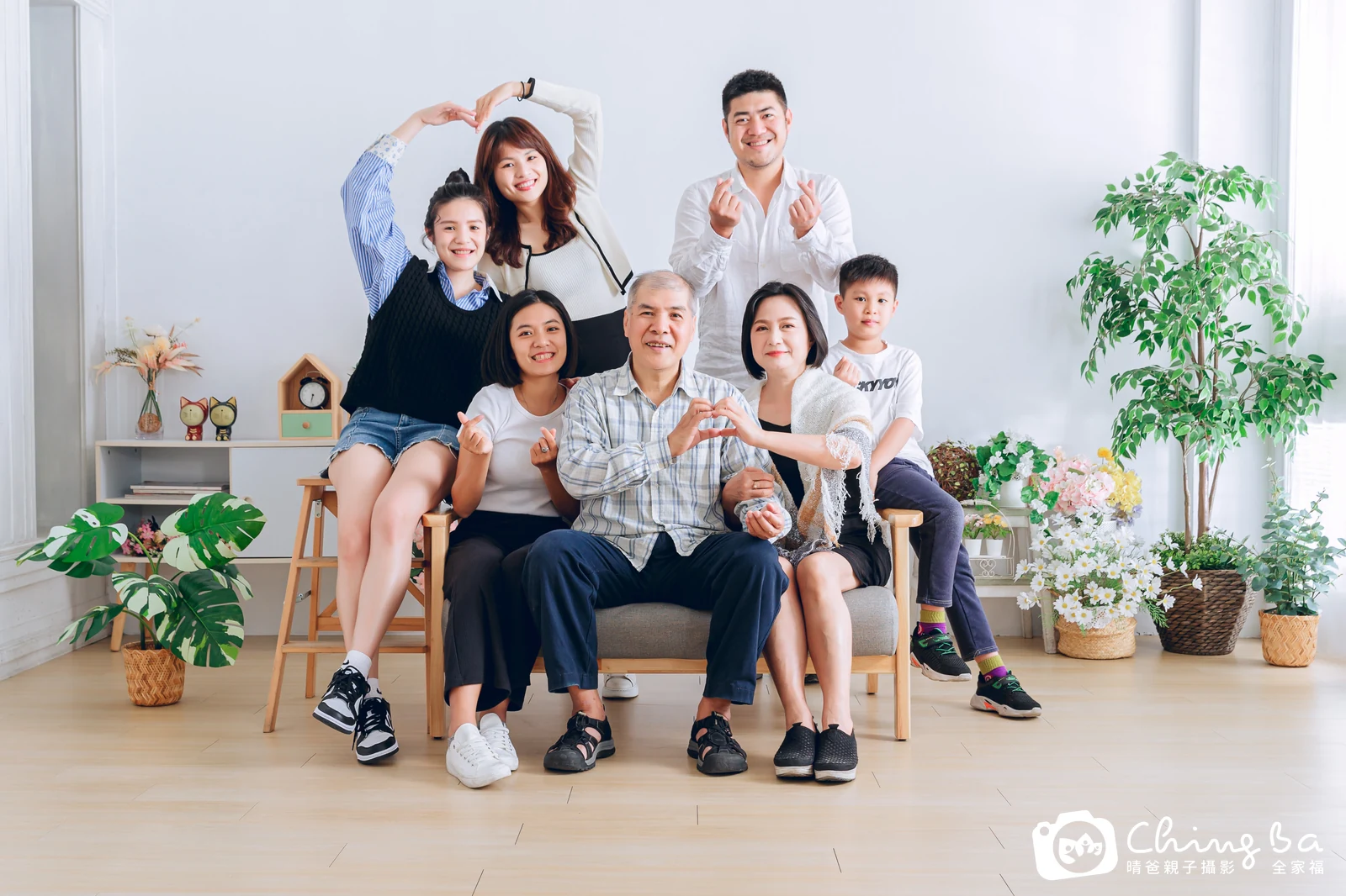 家族全家福作品｜2023 年春季｜晴爸親子攝影