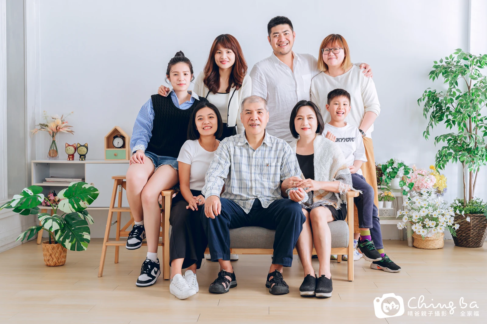 台中家族全家福攝影|三代同堂