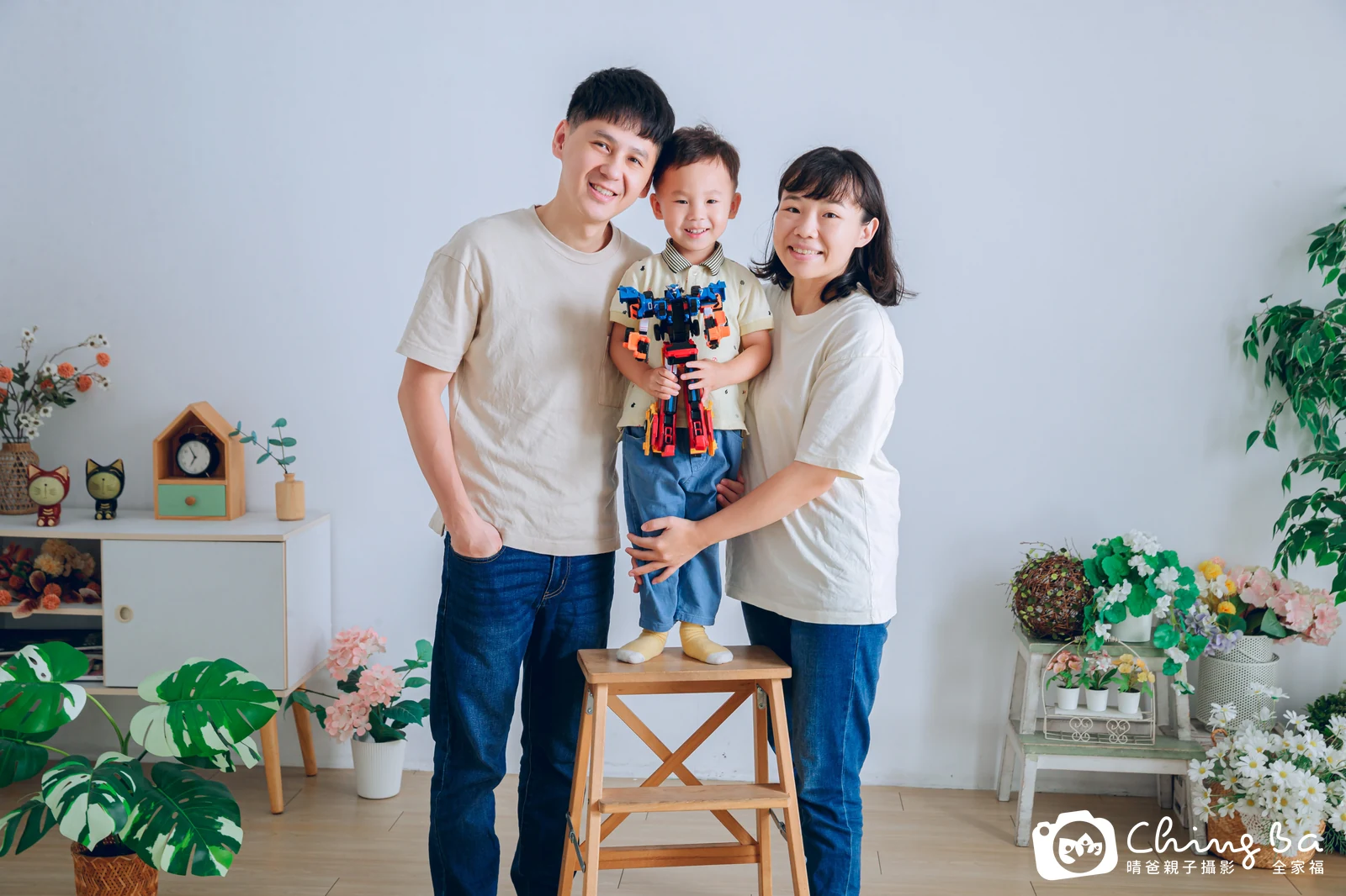 台中家族全家福攝影|兩代