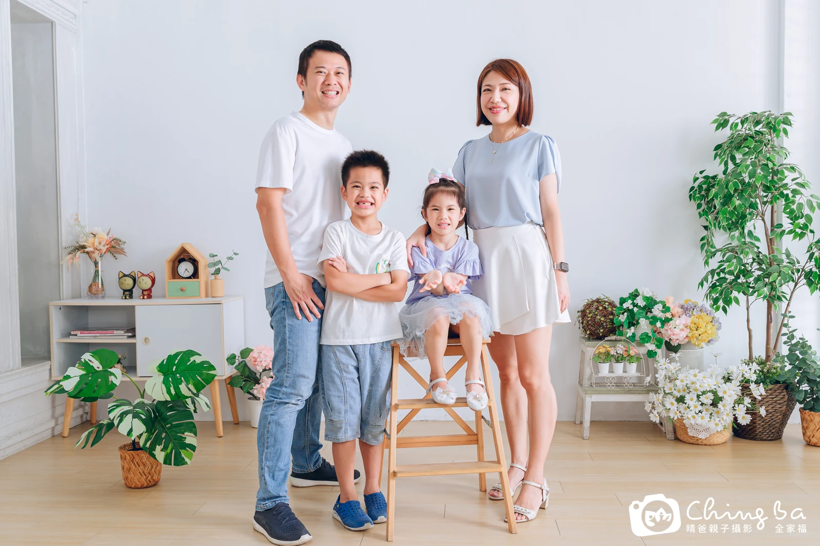 家族合照——晴爸親子攝影