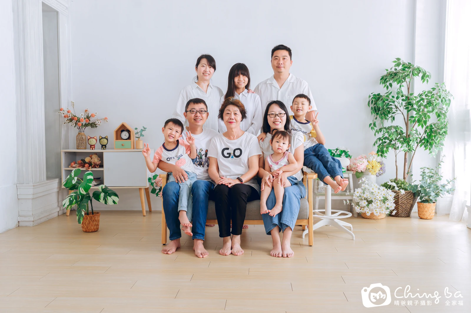 家族全家福作品｜2024 年冬季｜晴爸親子攝影