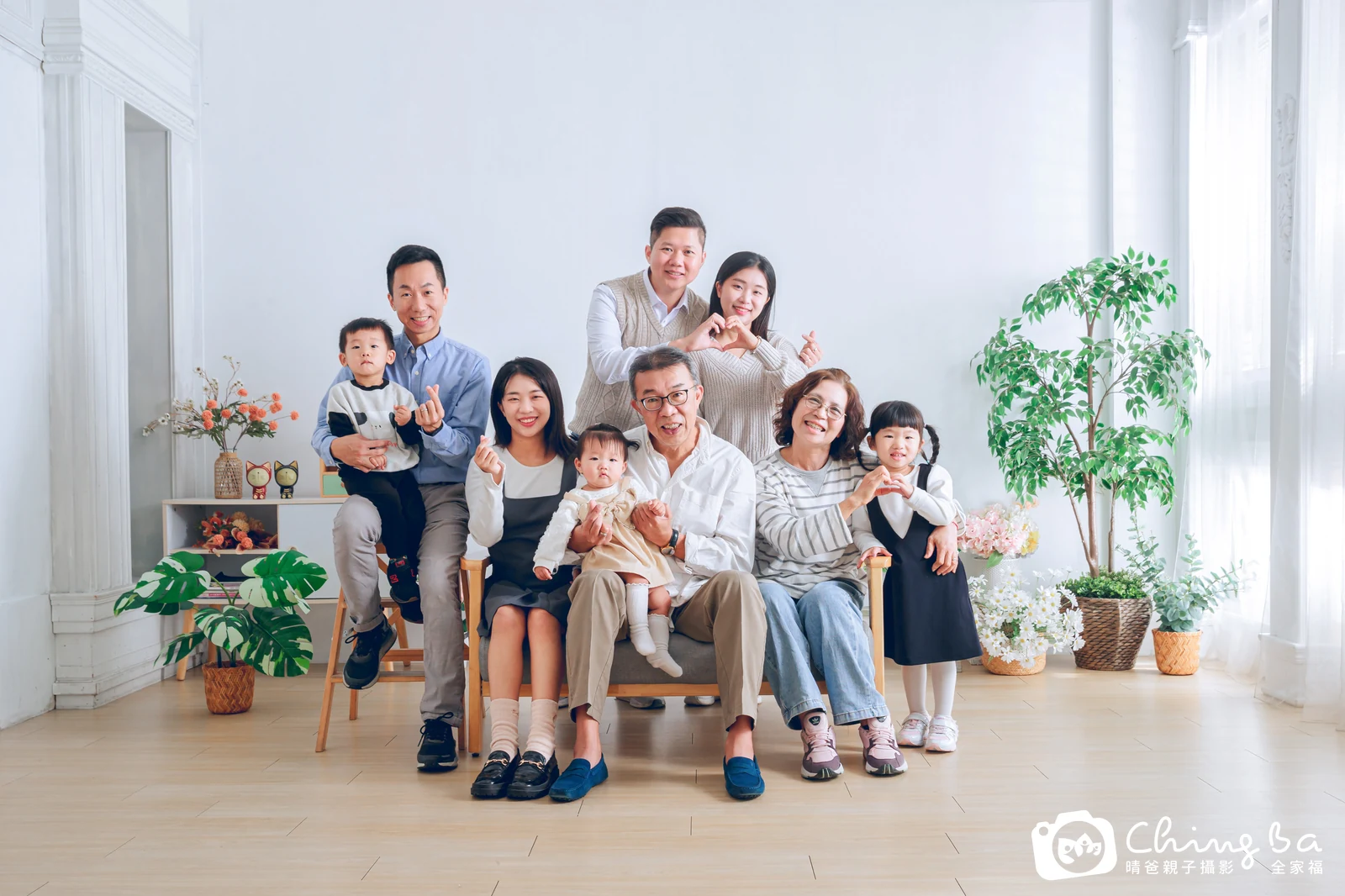 台中家族全家福攝影｜三代同堂