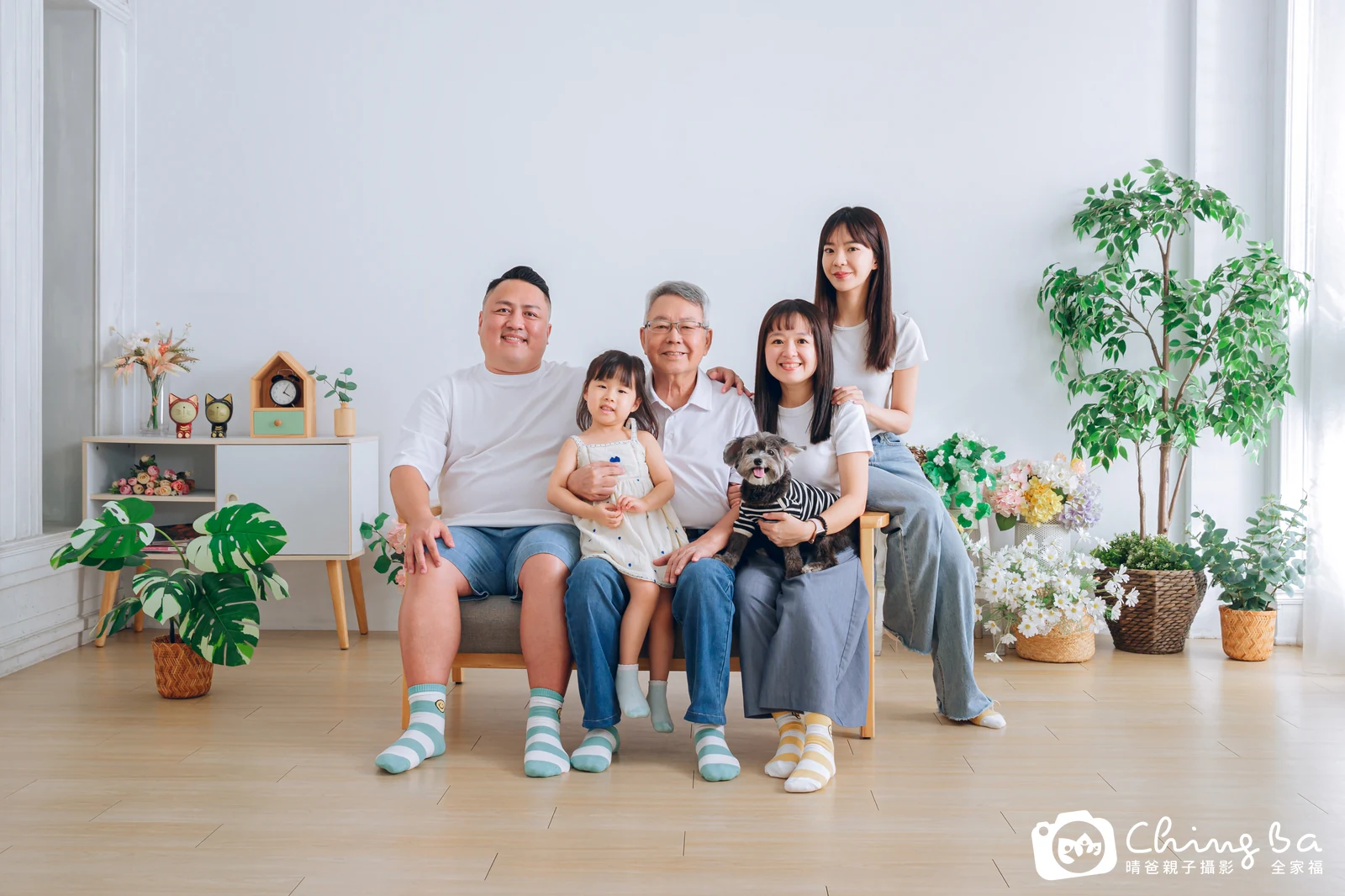 家族全家福作品｜2024 年秋季｜晴爸親子攝影