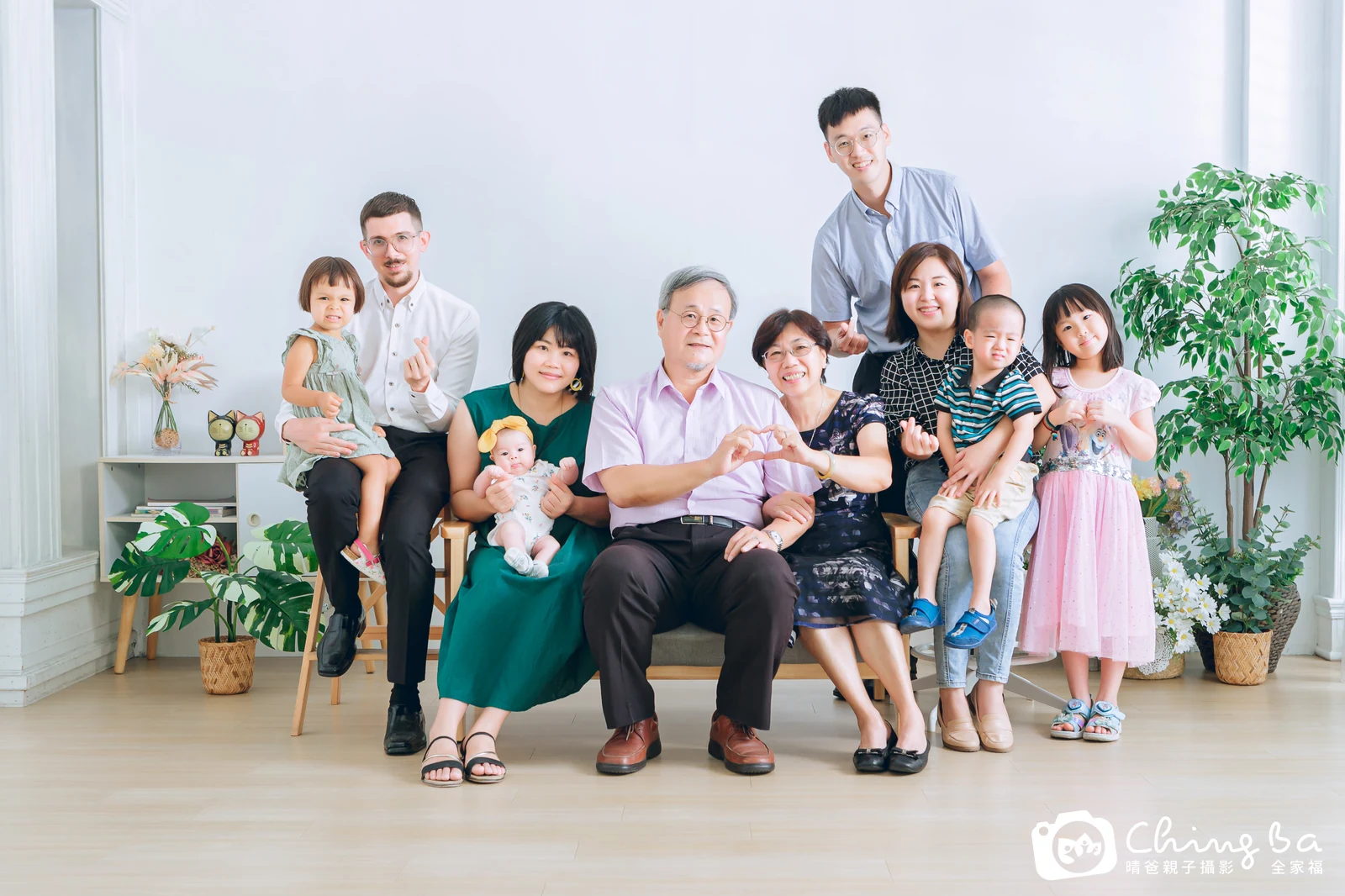 家族全家福作品｜2022 年秋季｜晴爸親子攝影