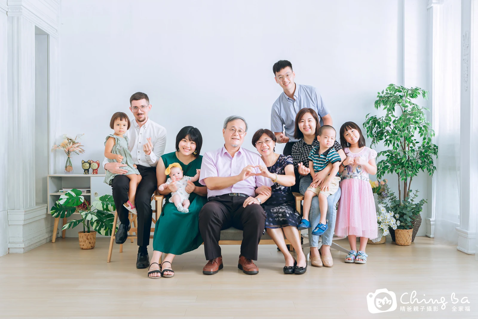 台中家族全家福攝影｜三代同堂