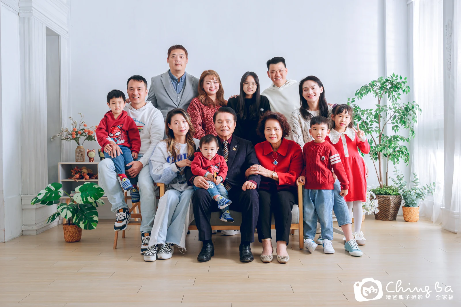 台中家族全家福攝影|三代同堂