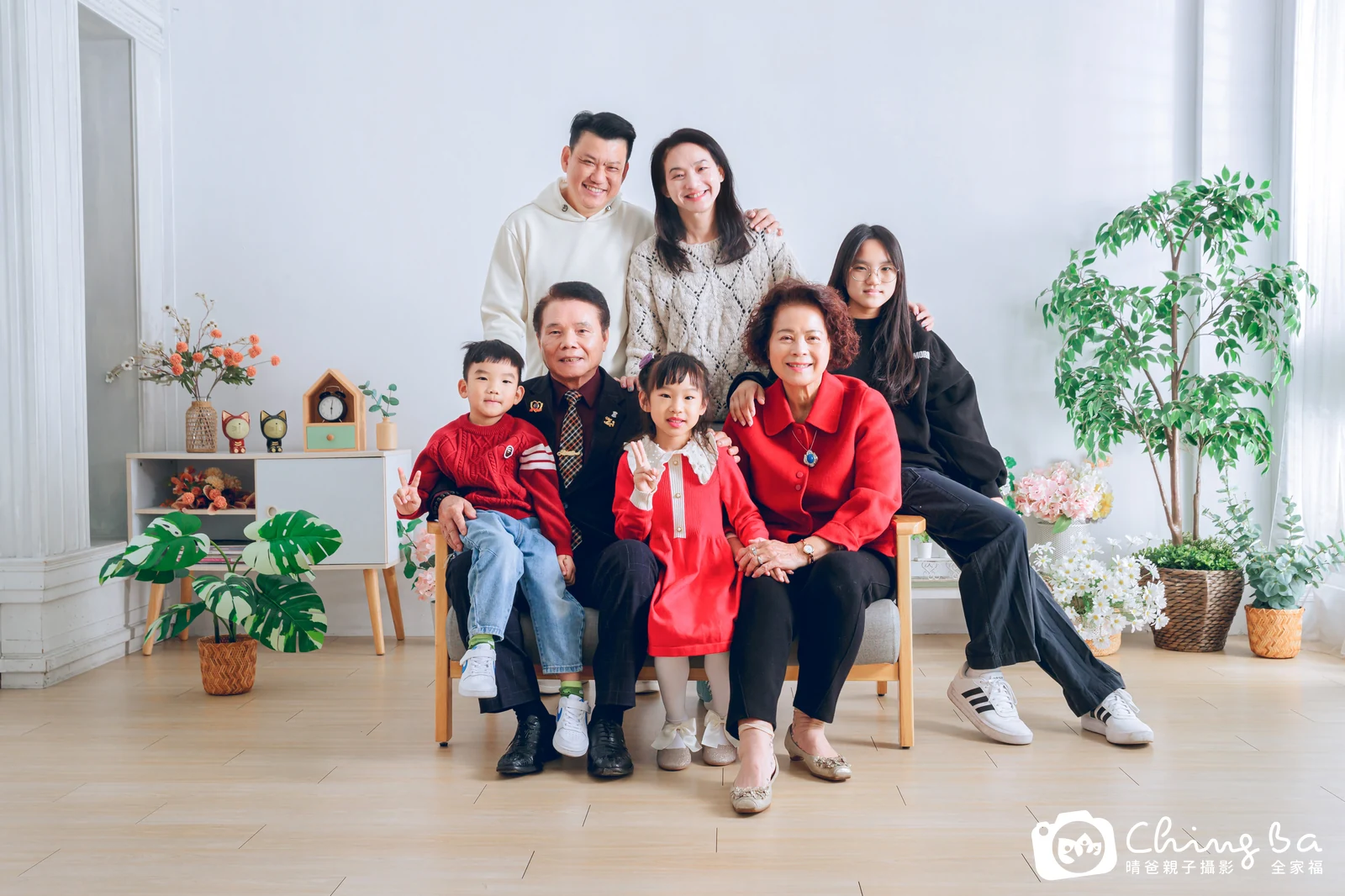 家族合照——晴爸親子攝影