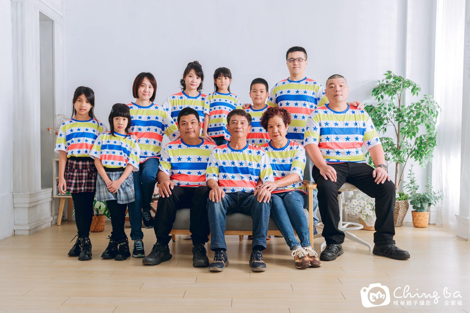 家族全家福作品｜2024 年冬季｜晴爸親子攝影