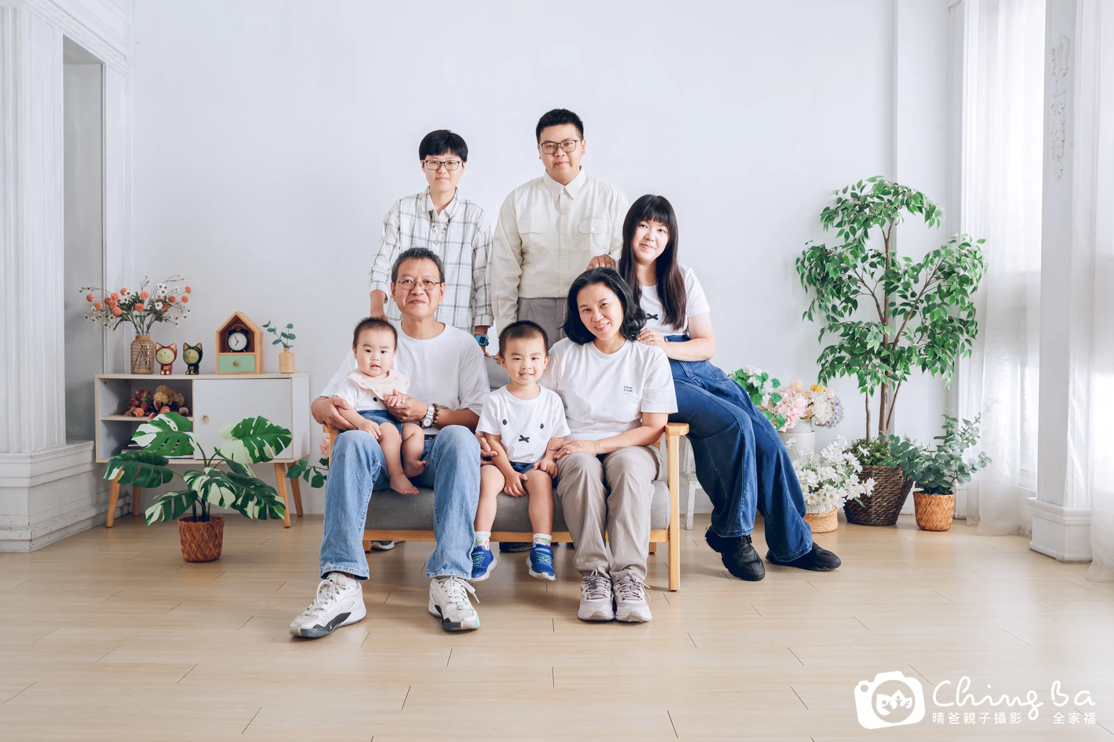 家族全家福作品｜2026 年夏季｜晴爸親子攝影