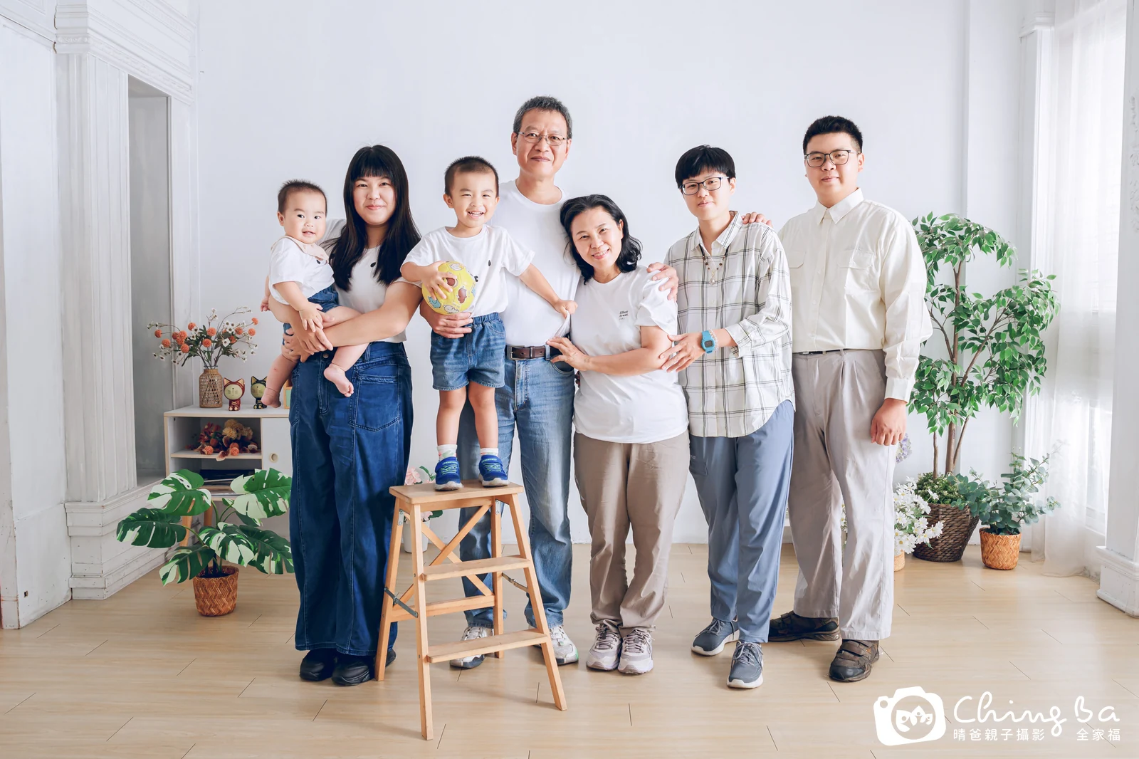 家族合照——晴爸親子攝影