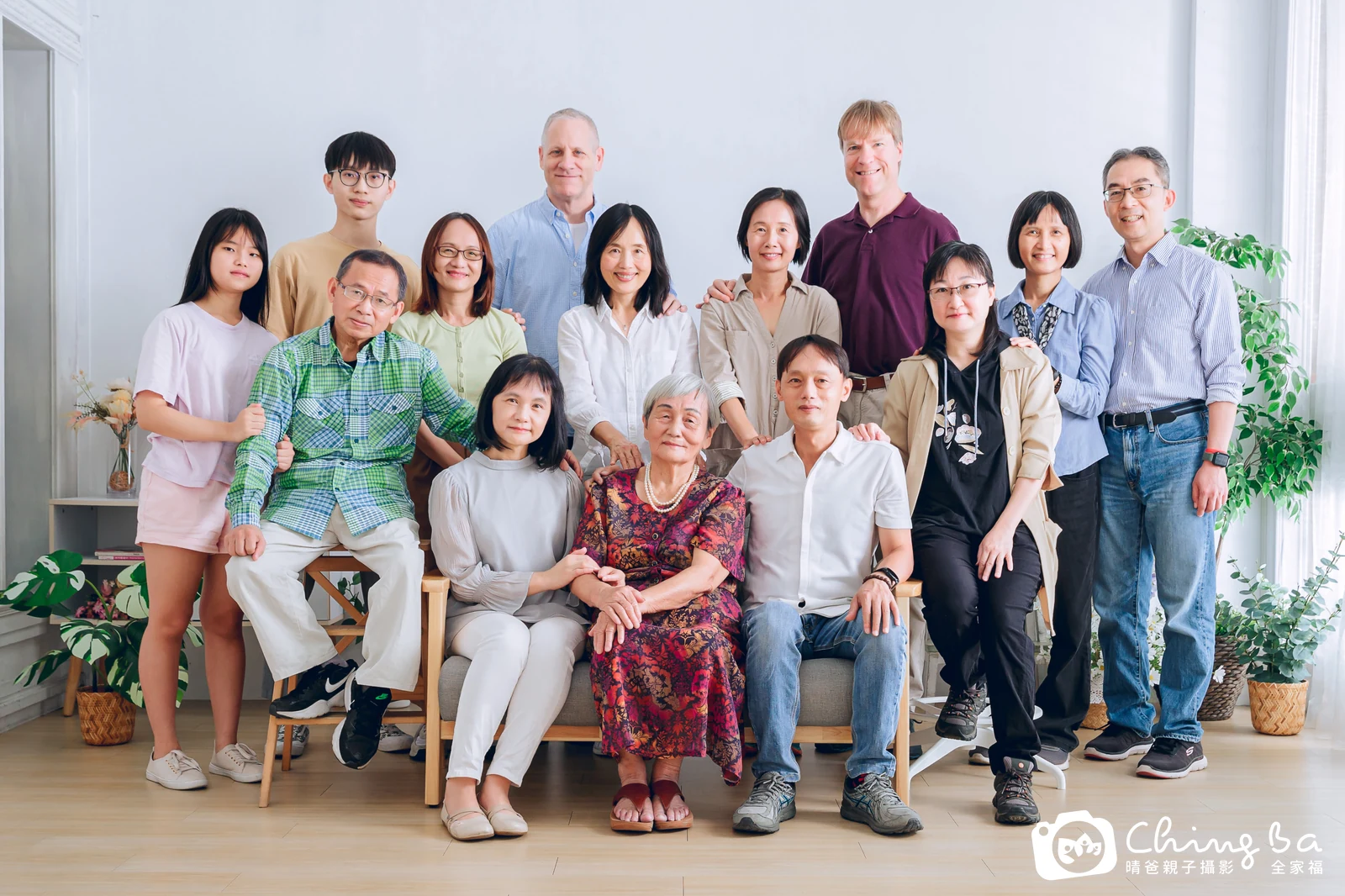 家族全家福作品｜2023 年春季｜晴爸親子攝影