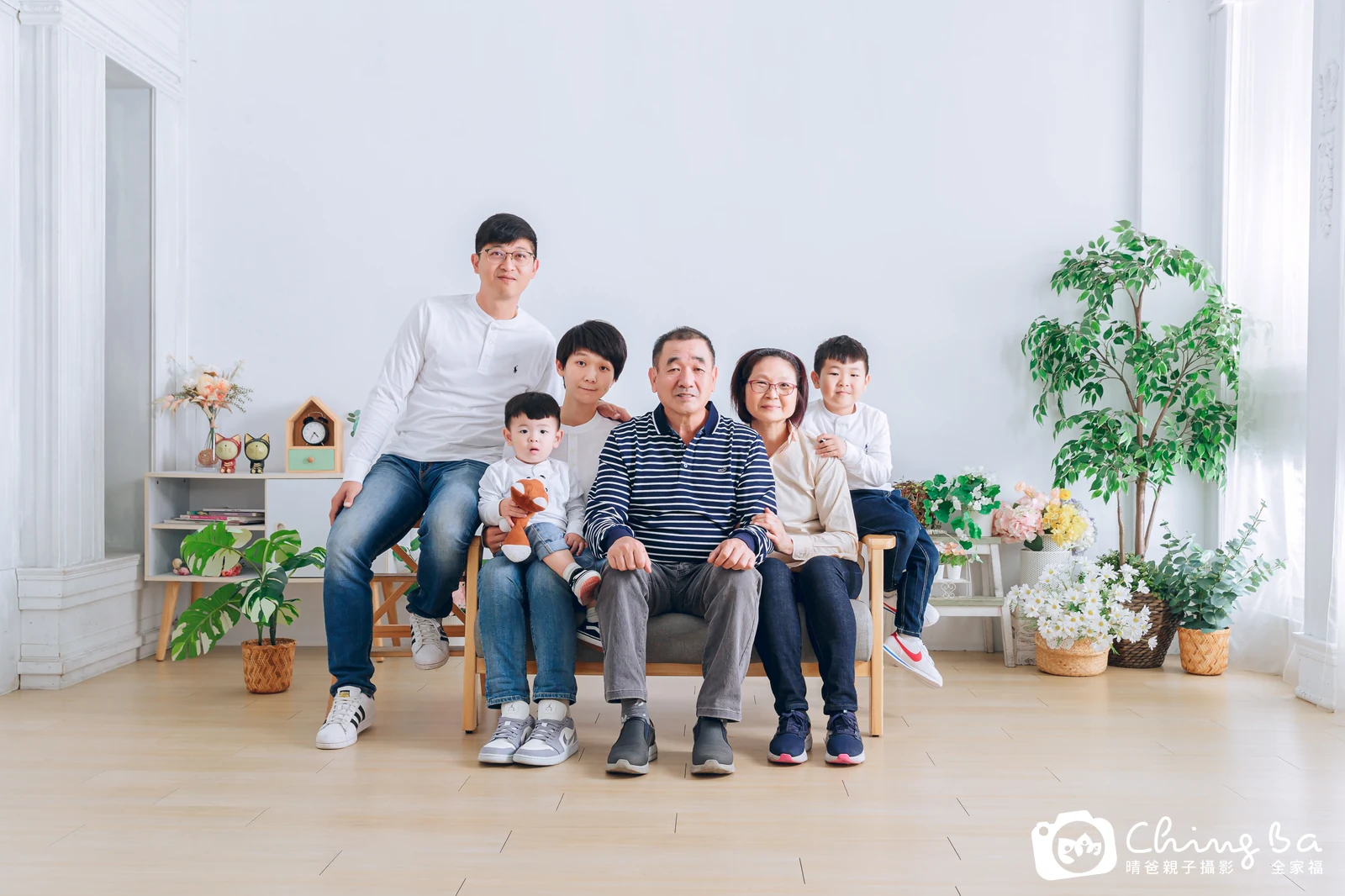台中家族全家福攝影|三代同堂