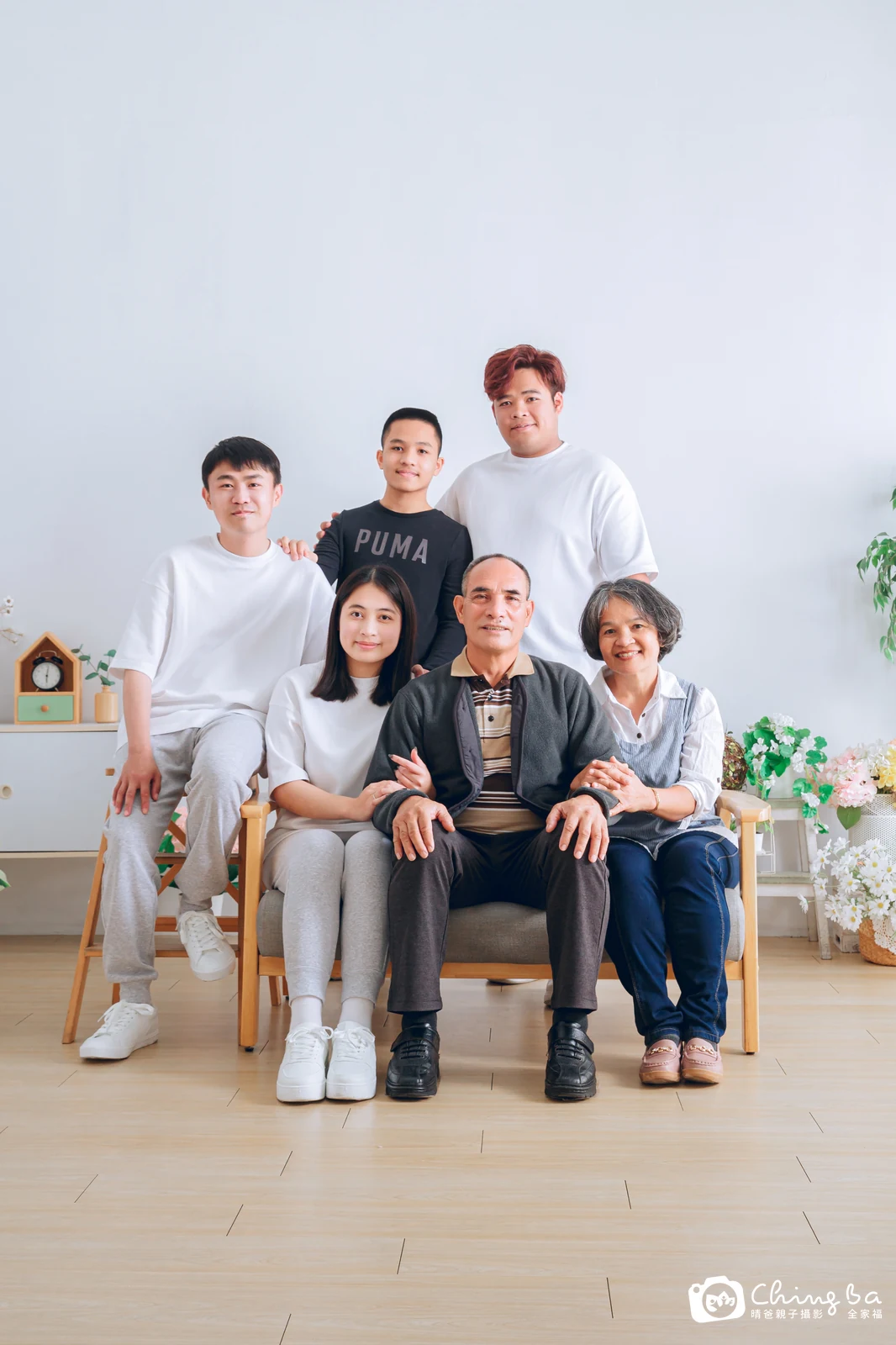 台中家族全家福攝影｜兩代