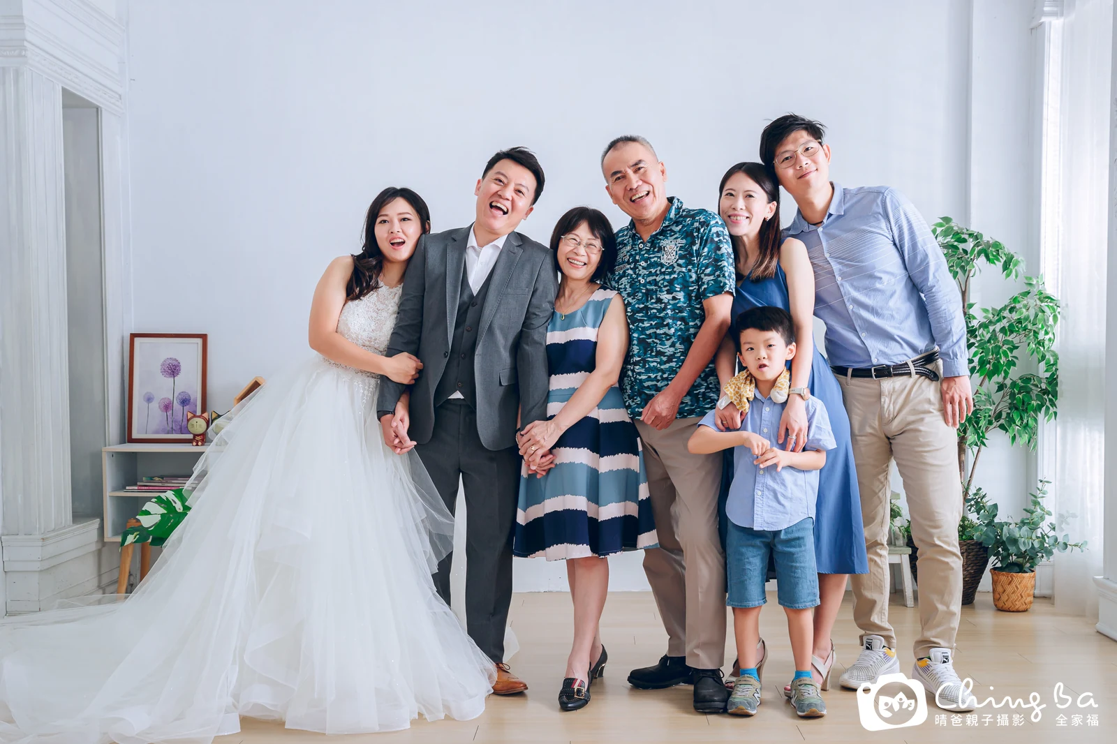 家族合照——晴爸親子攝影