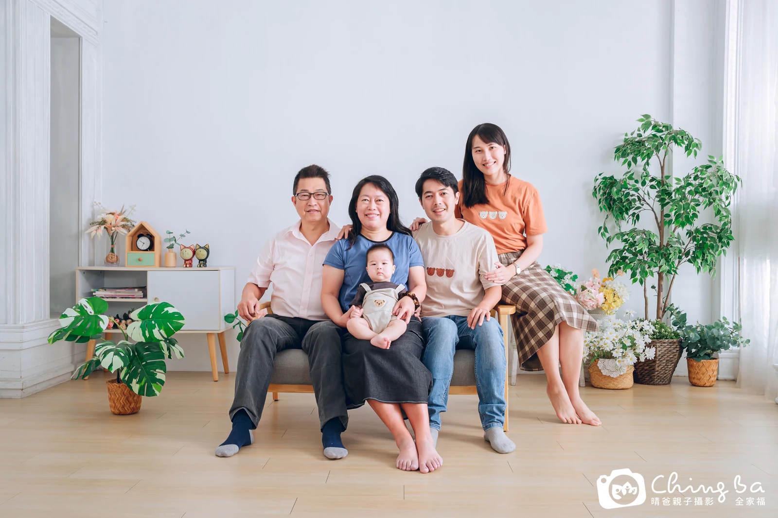 家族全家福作品｜2024 年夏季｜晴爸親子攝影