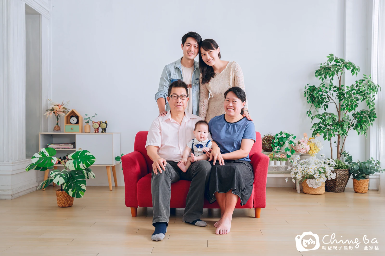 家族合照——晴爸親子攝影