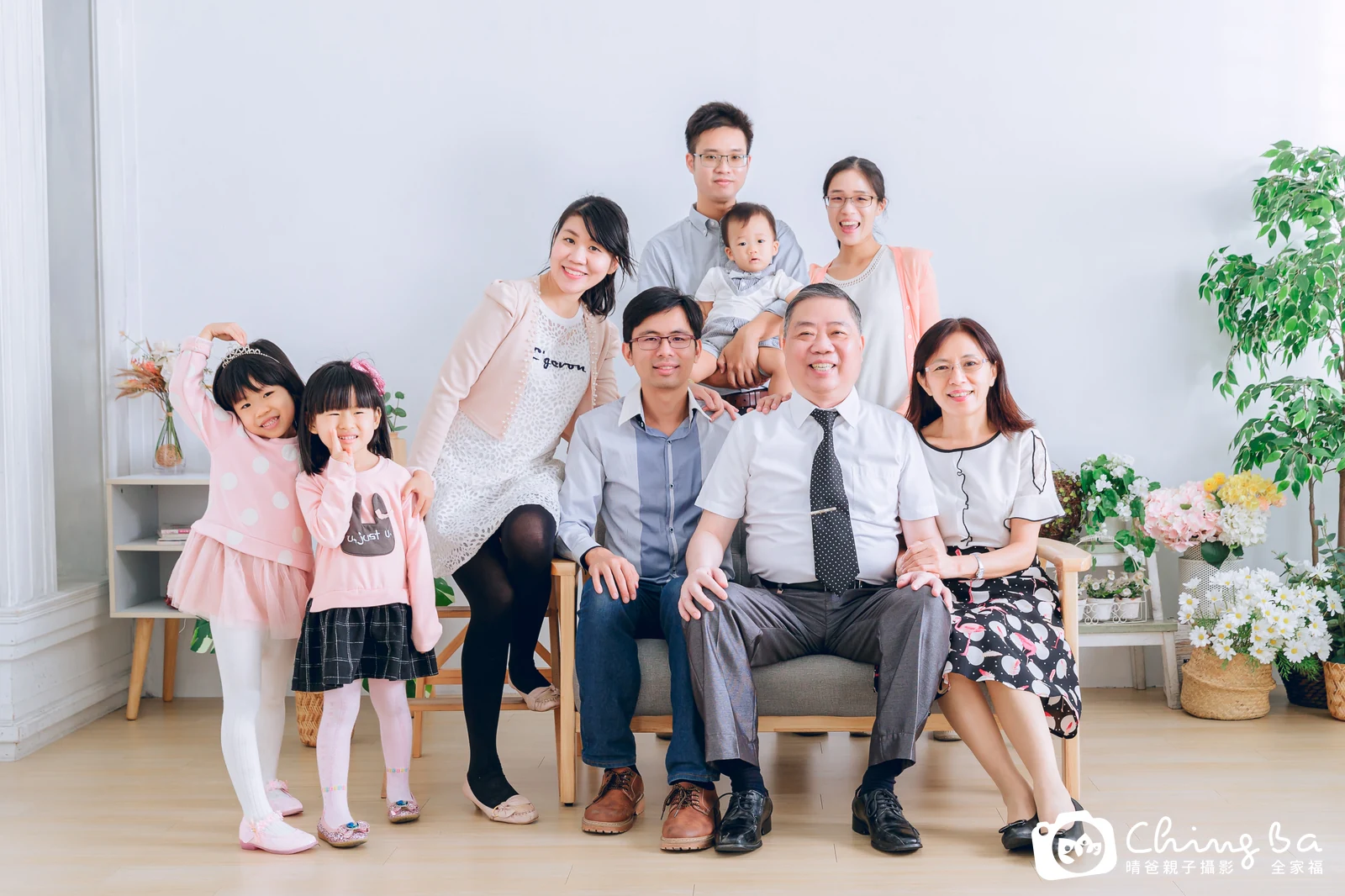 家族全家福作品｜2022 年秋季｜晴爸親子攝影