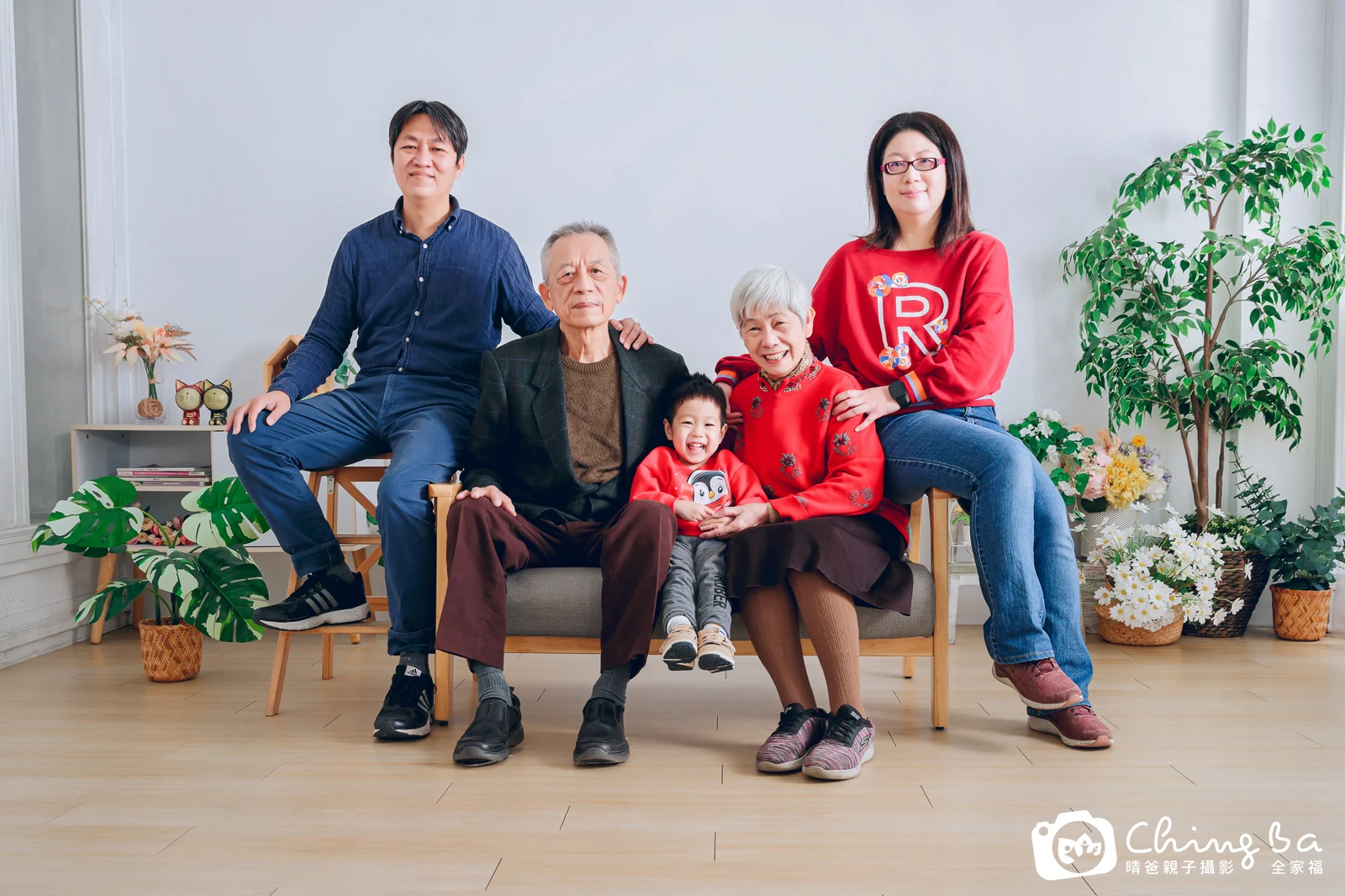 台中家族全家福攝影｜三代同堂
