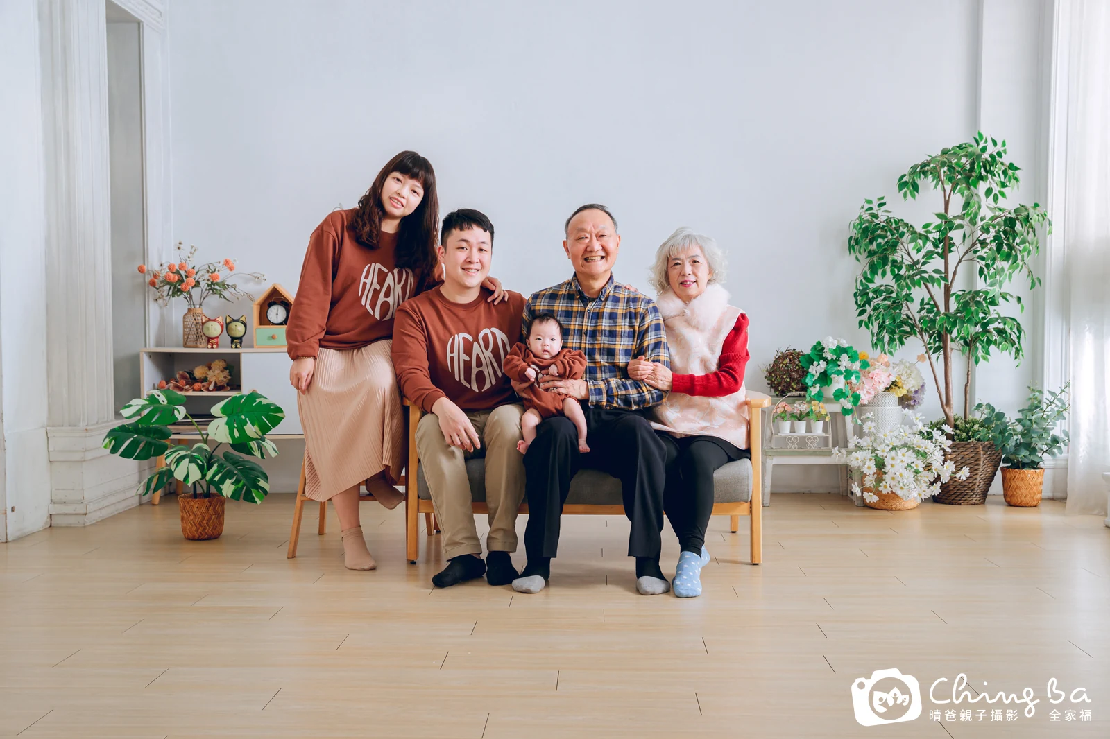 台中家族全家福攝影|三代同堂