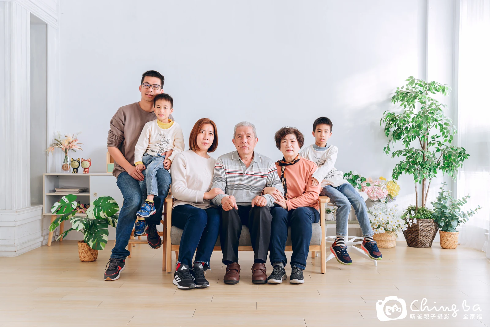 台中家族全家福攝影｜三代同堂