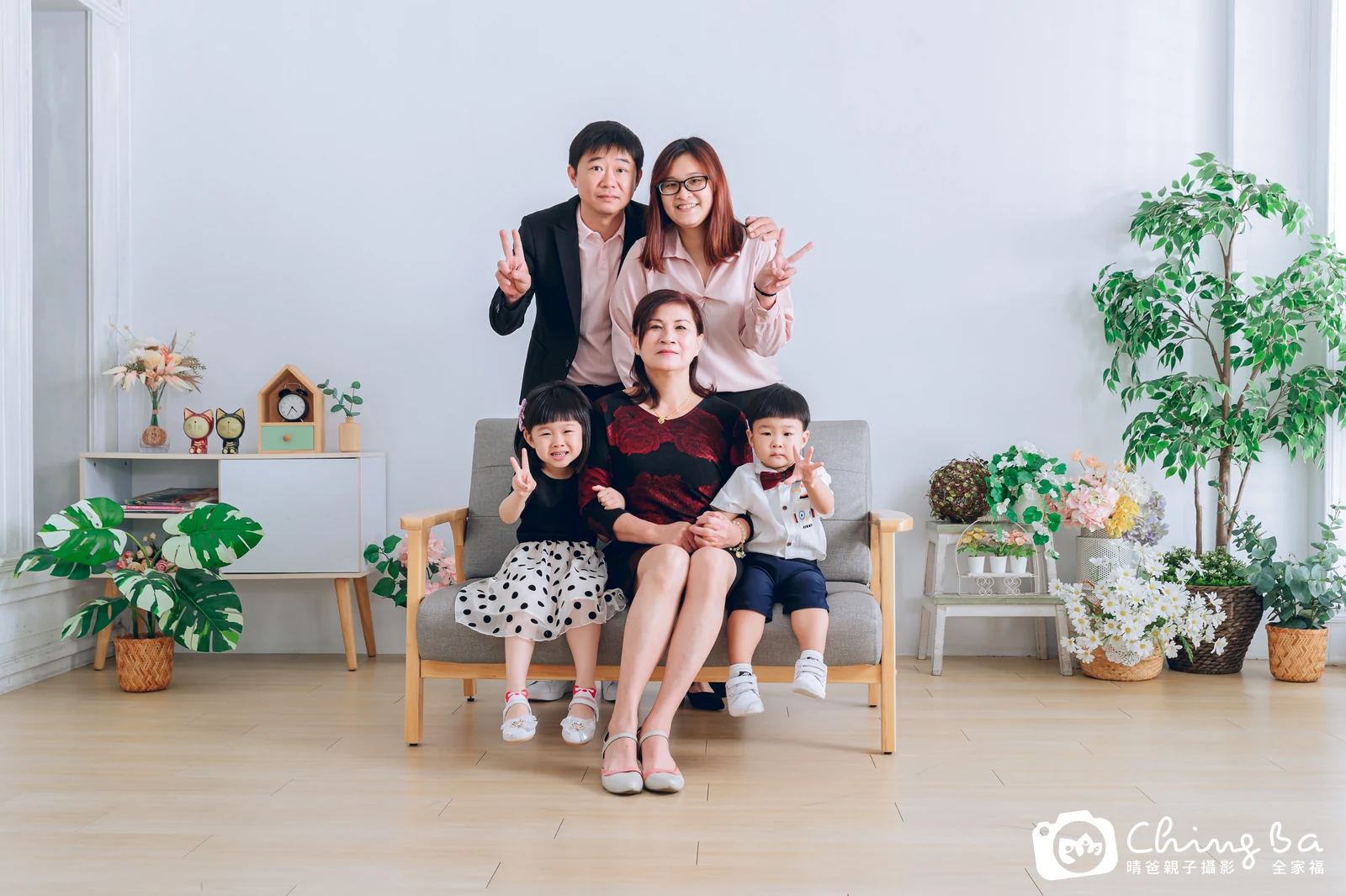 家族合照——晴爸親子攝影