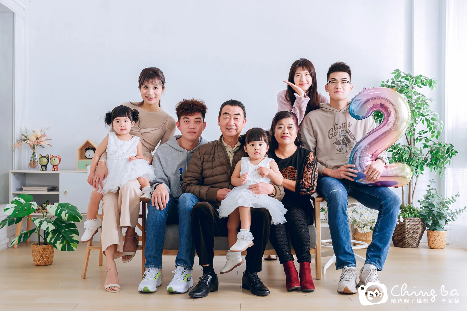 家族全家福作品｜2023 年新春｜晴爸親子攝影