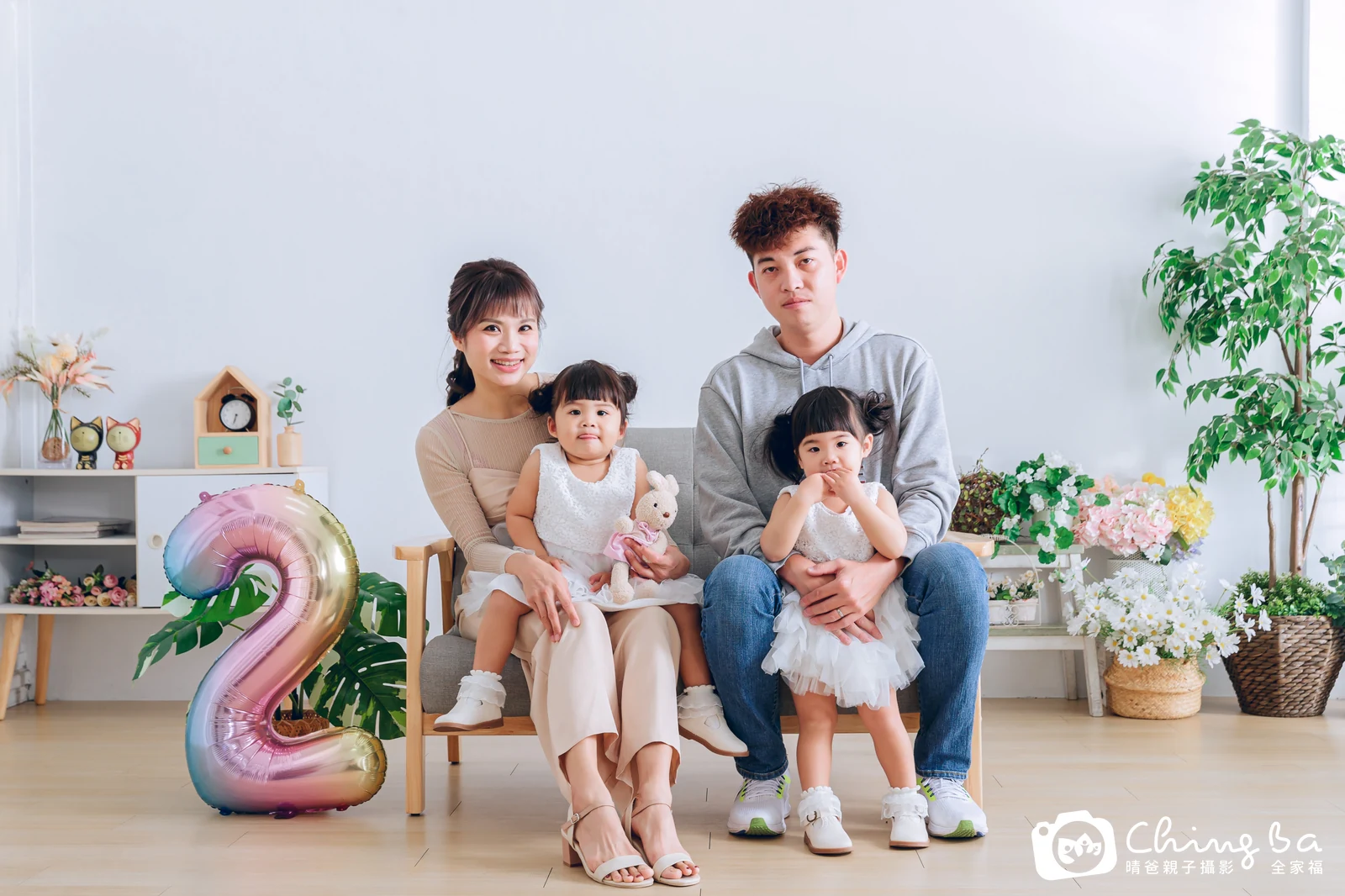 家族合照——晴爸親子攝影