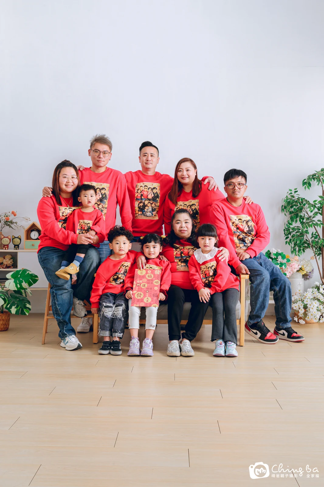 台中家族全家福攝影|三代同堂