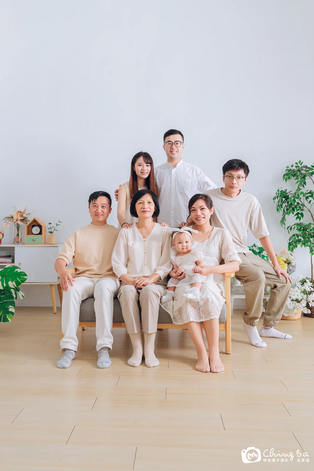 台中家族全家福攝影｜三代同堂