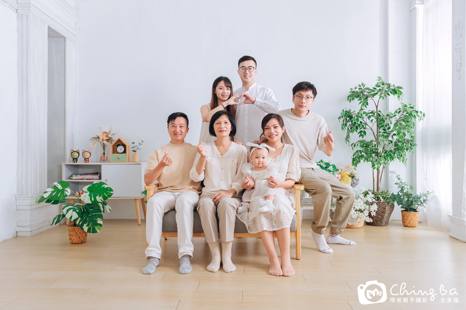 家族全家福作品｜2024 年秋季｜晴爸親子攝影