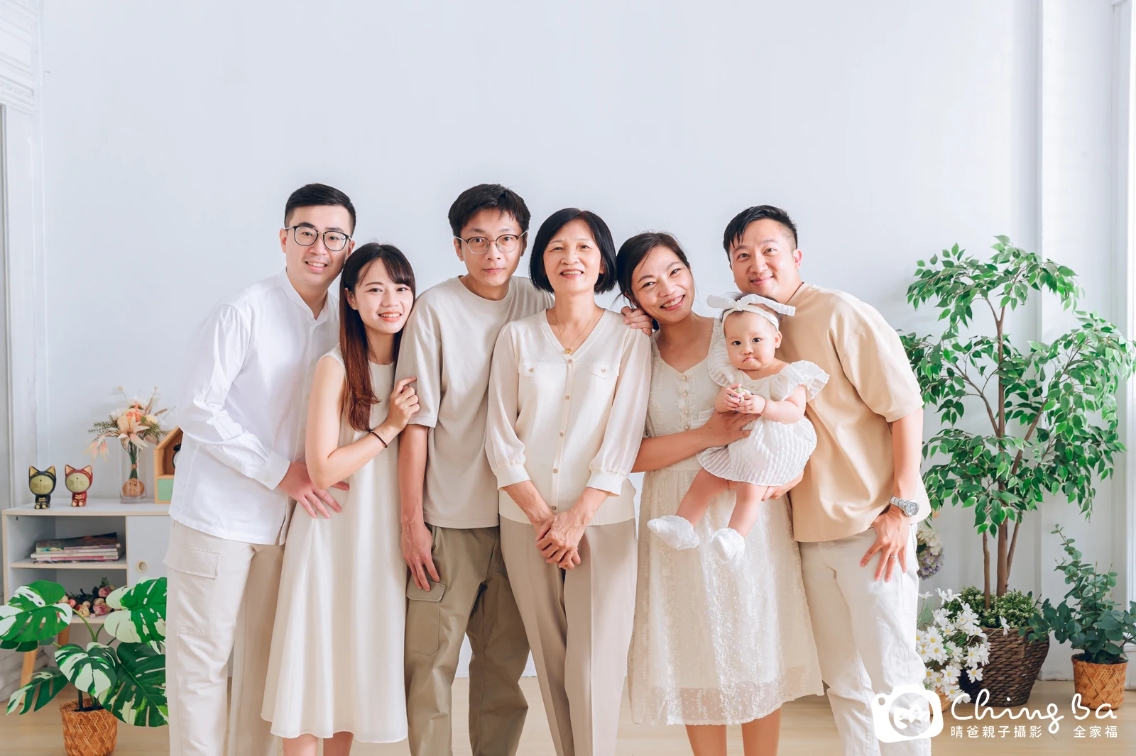 家族合照——晴爸親子攝影