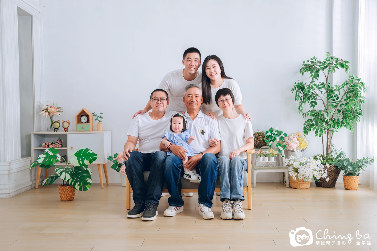 家族全家福作品|2024 年秋季|晴爸親子攝影