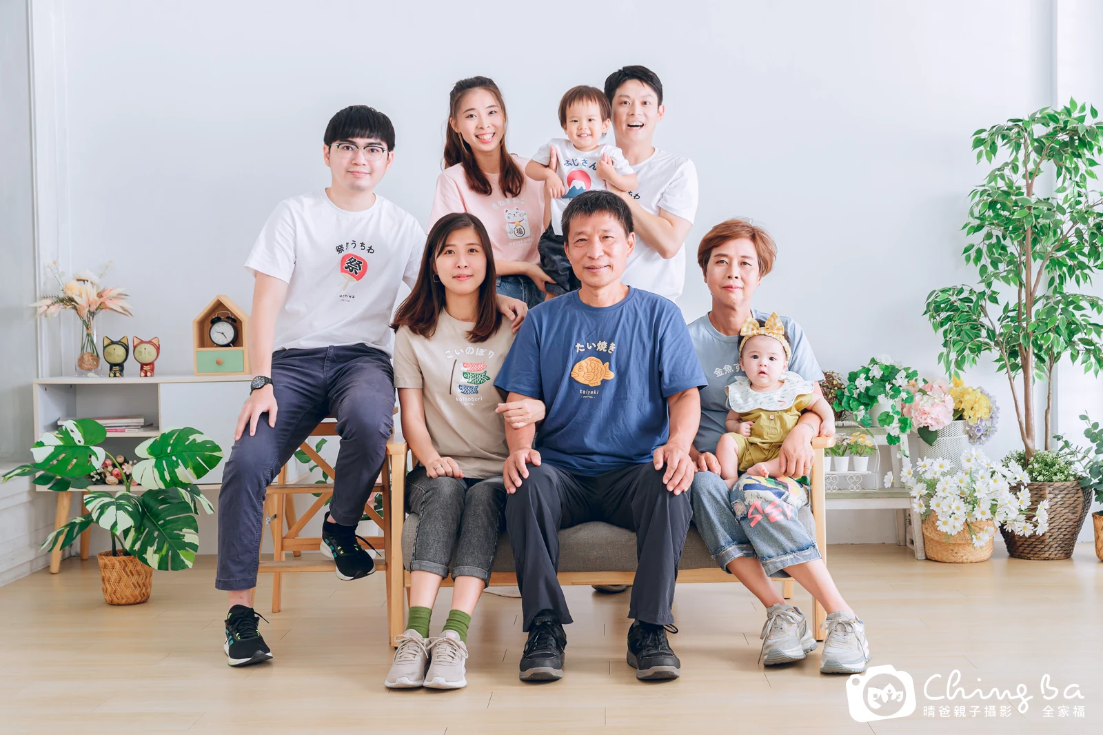 家族全家福作品｜2023 年夏季｜晴爸親子攝影